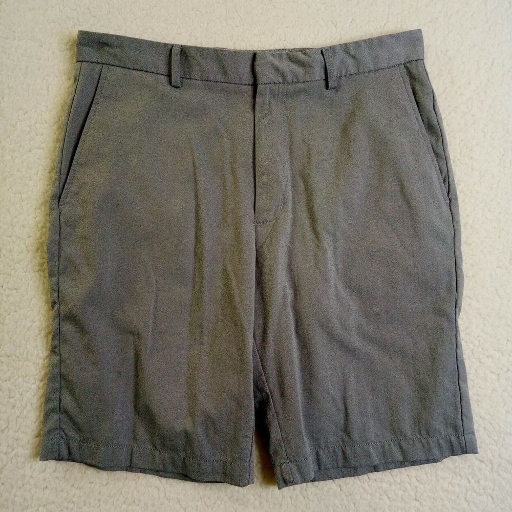 Walter Hagen Shorts Mens Size 34‎ Flat Front Gray